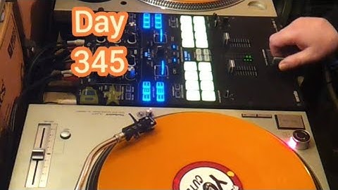 Scratching Day 345.  Twiddle   day 6 practice