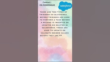 Salesforce Interview Questions on Triggers