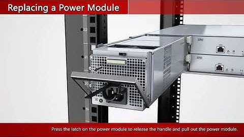Huawei OceanStor Dorado V3 Disk Enclosure Replacing a Power Module (CRU)