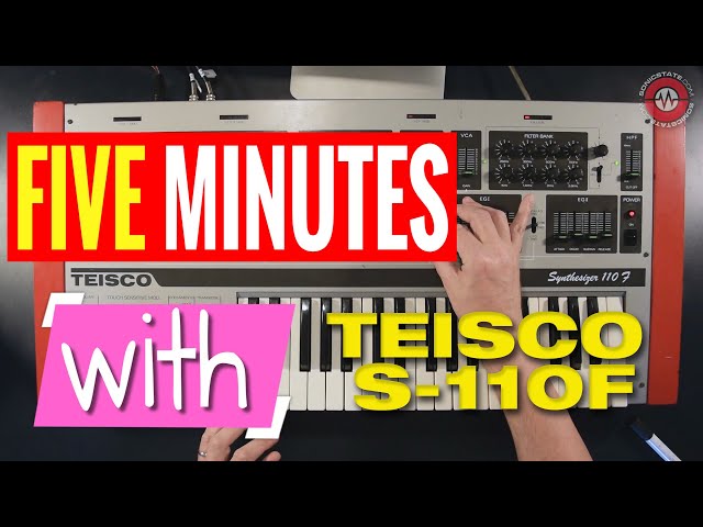 5 MINUTES WITH - Teisco 110F Synthesizer - YouTube
