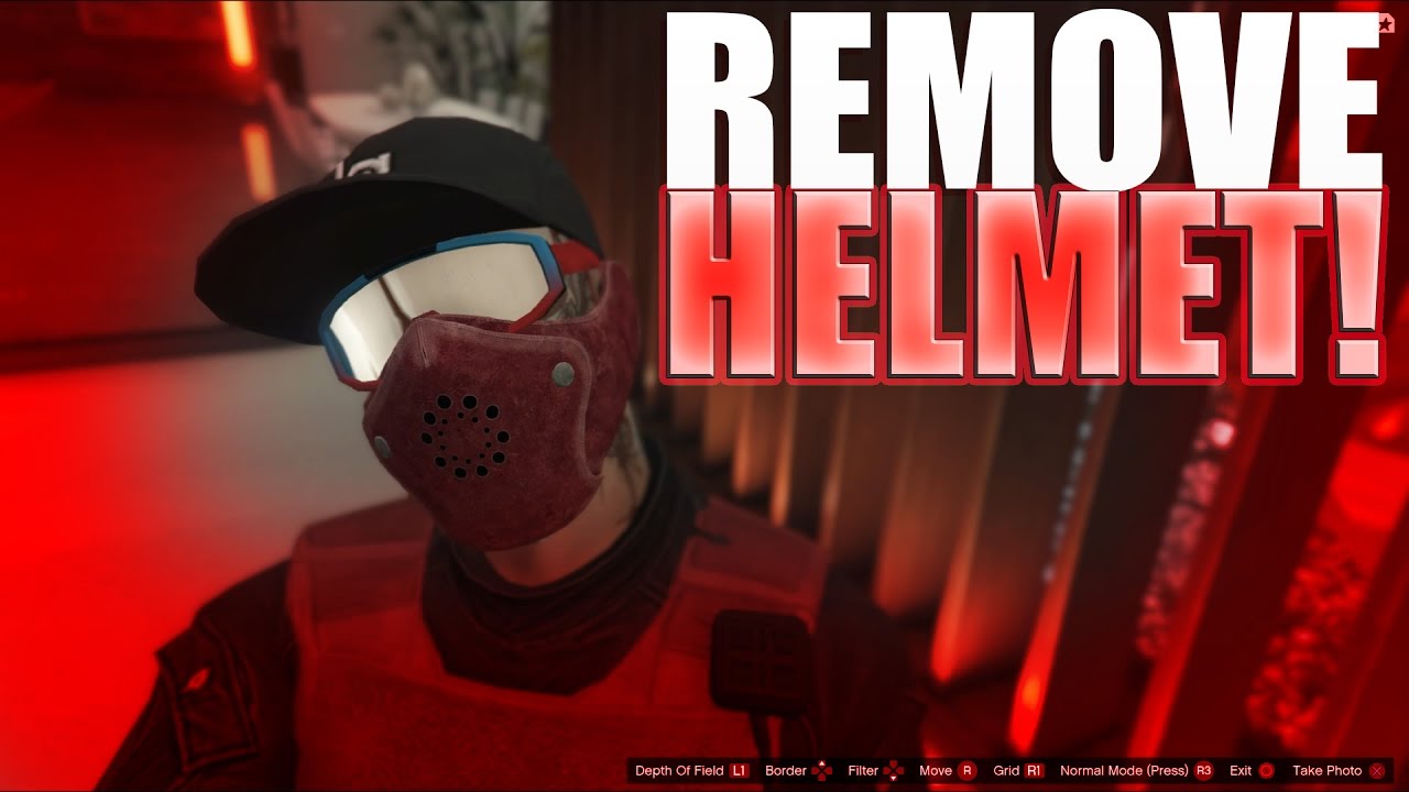 GTA 5 Online HOW TO REMOVE BIKER HELMET FROM AWESOME MASK! AWESOME