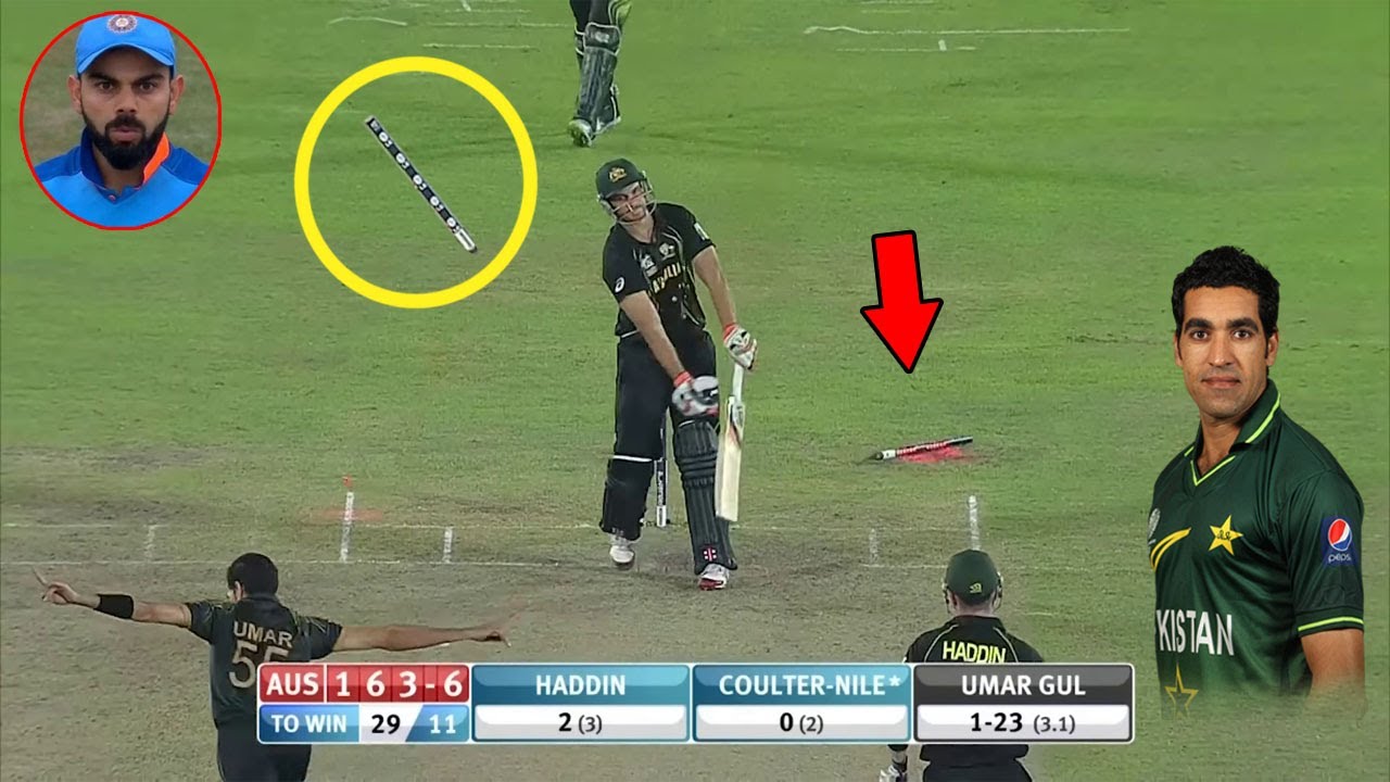 Umar Gul Top 10 Best Wickets In Cricket Ever - YouTube