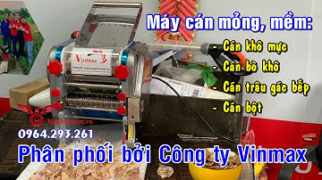 Ở đâu bán máy cán mỏng mực khô, cán thịt bò thịt trâu gác bếp chính hãng, uy tín | 0964293261