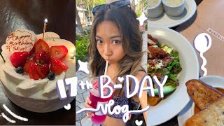 my 17th birthday vlog + what i got for my birthday 2022