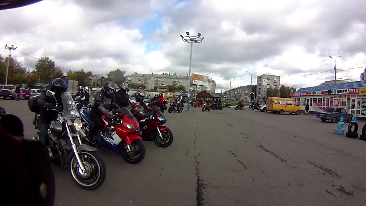 Закрытие МОТО-СЕЗОНА 7 10 2017 Брянск колонна