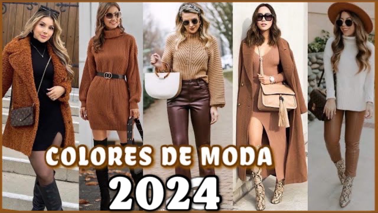 Los COLORES EN TENDENCIA OTOÑO INVIERNO MODA MUJER 2024 ideas de Outfits de  Moda 2024 