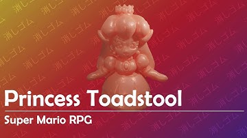 3D Scanning Retro Mario Toys - Princess Toadstool