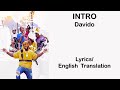 Davido - Intro Lyrics / English Translation