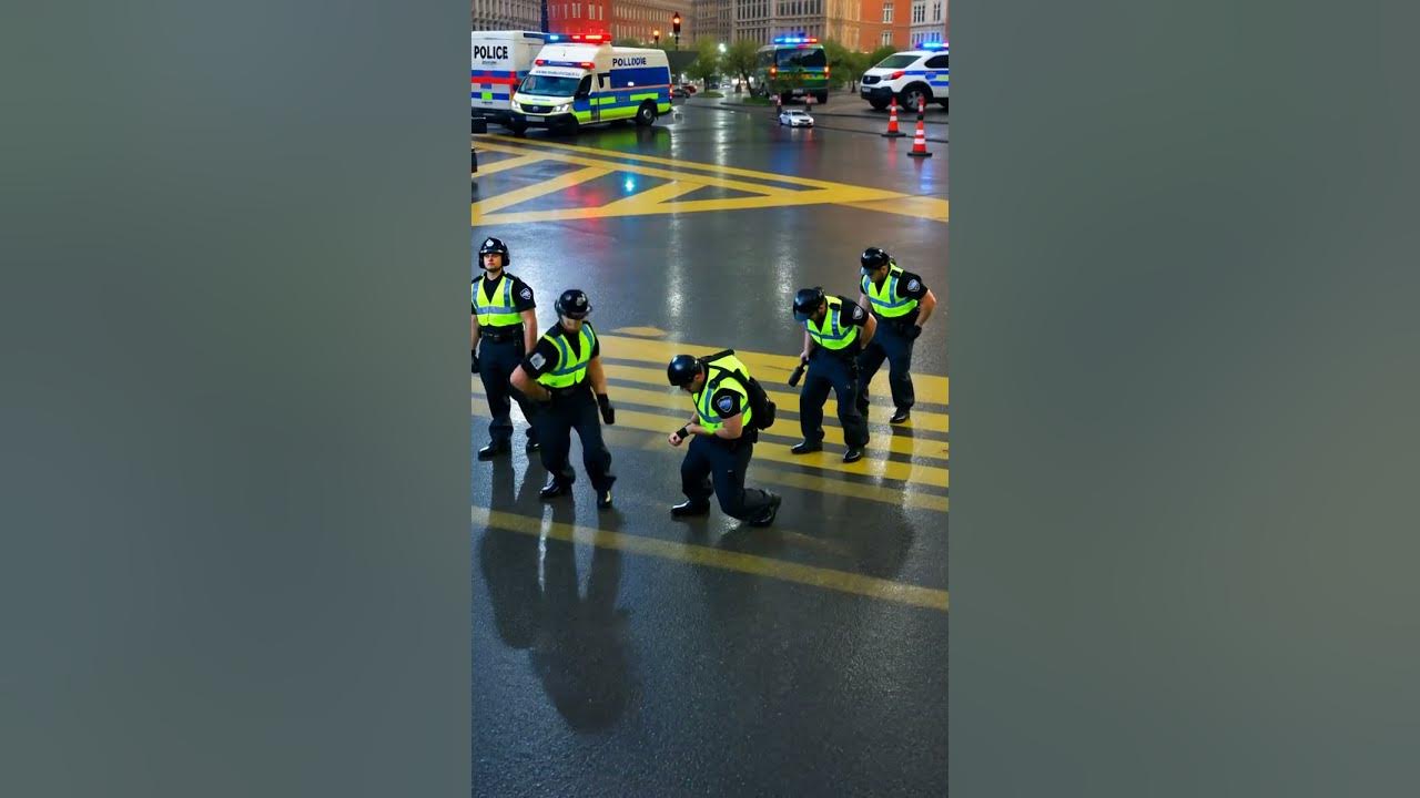 🇬🇧 UK Police Went Viral Dancing to "Blurred Lines"! 👮🇬🇧🔥British Cops Got the Moves! 💃🕺