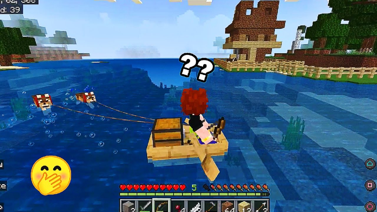 🐕MY DOGGIES SWIMMING IN WATER🌊MINECRAFT - YouTube