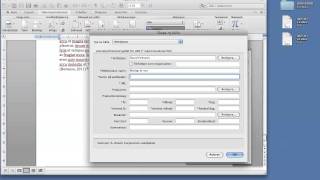 Skriva uppsats i Word för mac 2011 - del6 - infoga källförteckning enligt APA