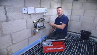 Step 2 How to pressurise an Uponor Underfloor Heating System