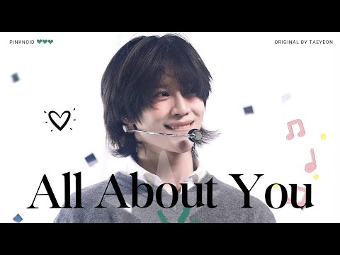 TAEMIN 태민 - 'All About You 그대라는 시' (original by TAEYEON 태연 - AI Cover)