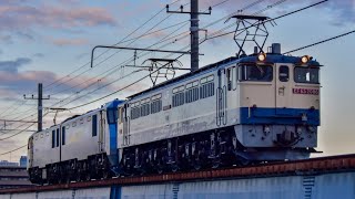 新A101仕業 単1295レ EF65 2086(代走)+ EH200-21 重単回送