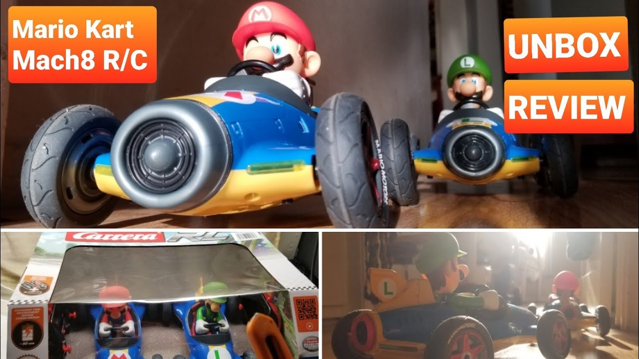 Carrera RC Kart Mach 8 avec figurine Mario – Voiture