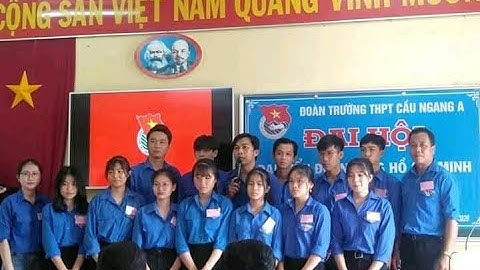 BÁO CÁO CÔNG TÁC ĐOÀN VÀ PHONG TRÀO THANH NIÊN NH 2020-2021. TRƯỜNG THPT CẦU NGANG A, TRÀ VINH.