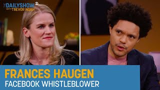 Frances Haugen - Facebook’s Algorithm \& Teen Mental Health | The Daily Show