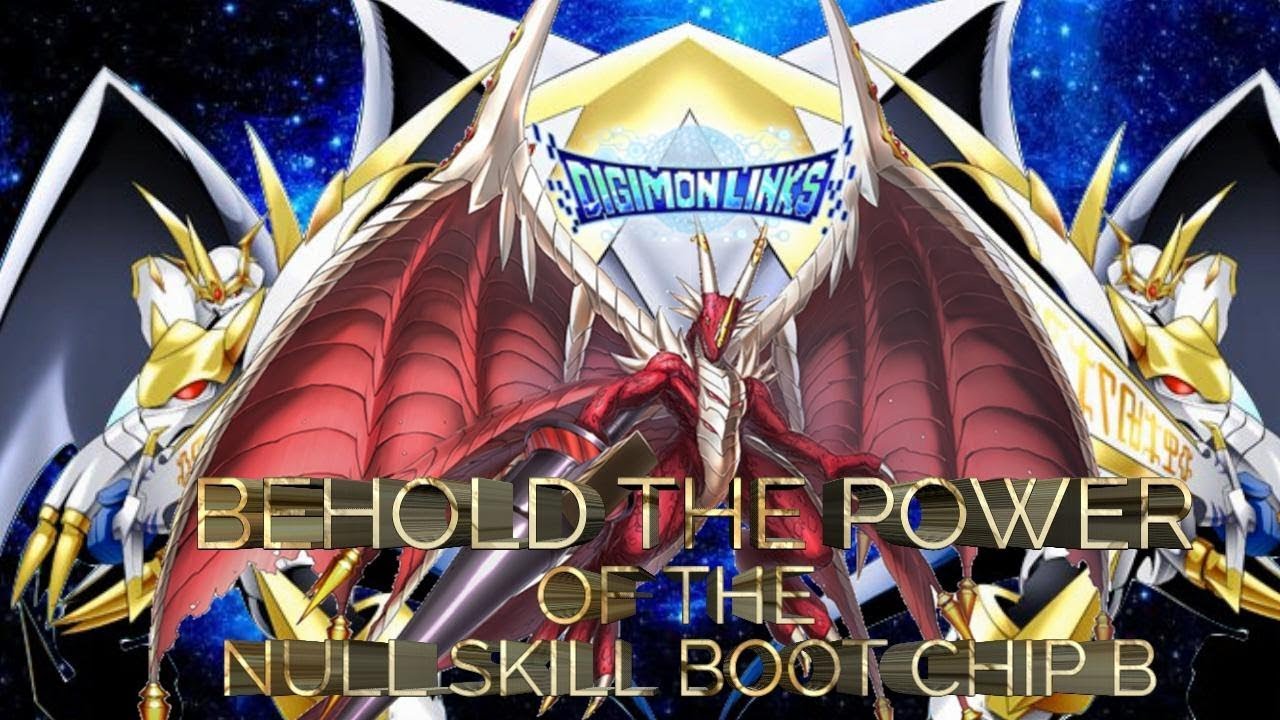 Behold the power of the Null Skill Boot chip B Showcase Coliseum PVP Battles | Digimon Links