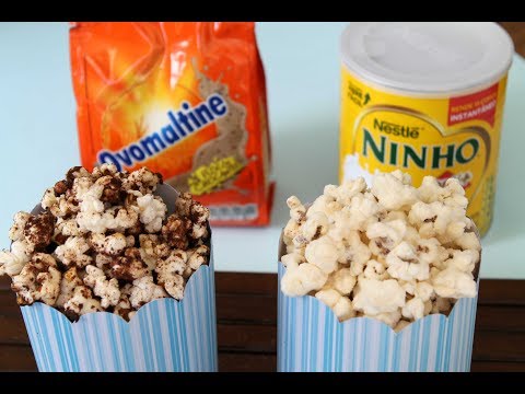 PIPOCA DE LEITE NINHO E OVOMALTINE  #128 Receitas de Pai