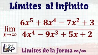 Limites en el infinito | Ejercicio 2 | La Prof Lina M3