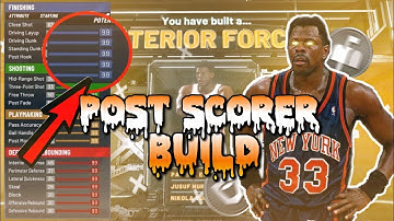 THIS IS 100% THE BEST POST SCORER BUILD IN NBA2K20!