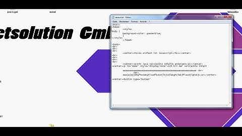 Javascript - HTML mit CSS und JavaScript verbinden und einsetzen