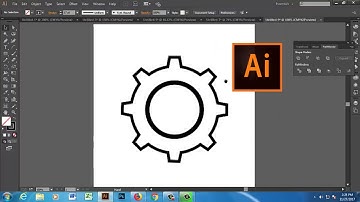 Learn How To Draw a Cog Settings Icon in Adobe Illustrator