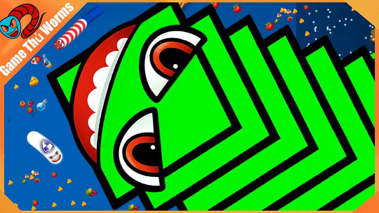 🐍Wormszone.io 🔥#51💥Bữa tiệc bánh ngọt vs trái cây👹Top 1 trên bản đồ 💯