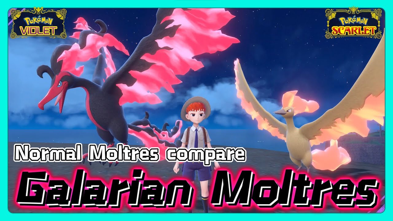 Pokemon Scarlet and Violet Moltres