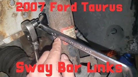 2007 Ford Taurus Front Sway Bar Links Replacement!