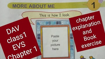 DAV class 1 EVS lesson 1 more about me