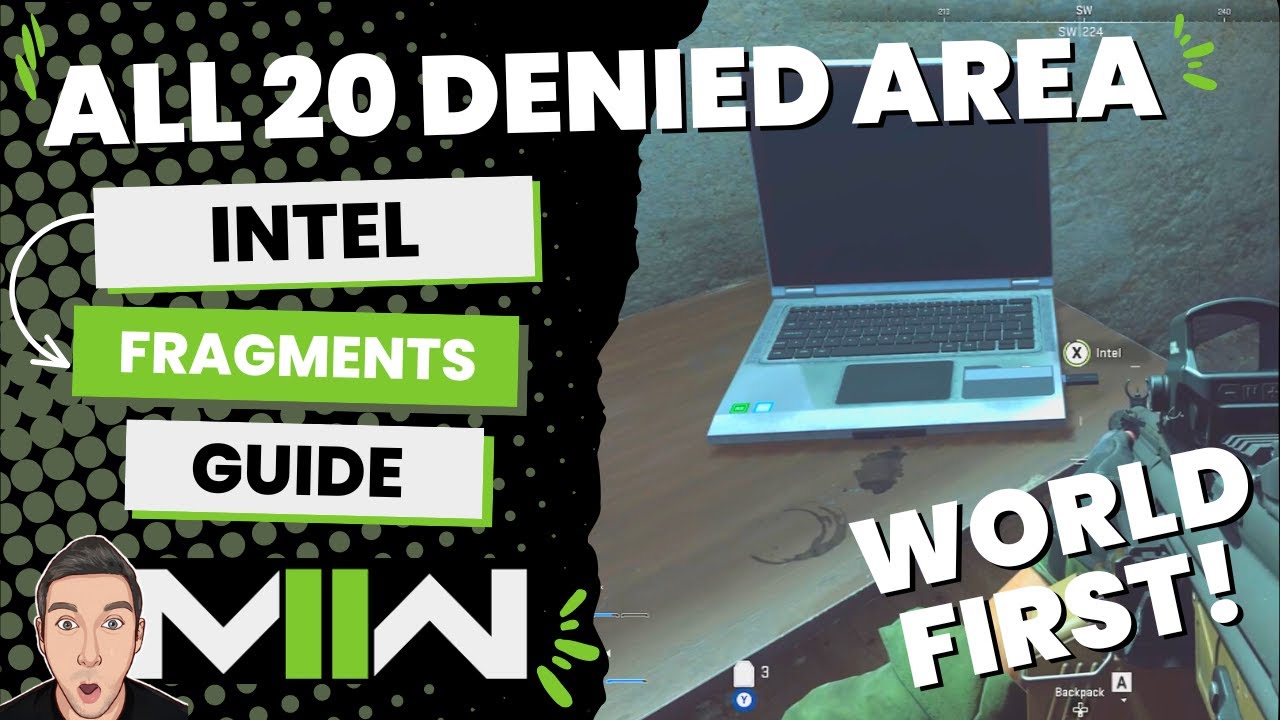Denied Area All 20 Intel Fragments (World First) - Call of Duty: Modern Warfare II