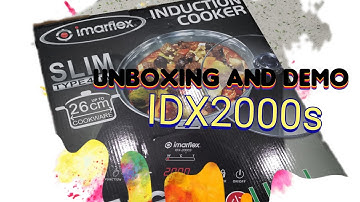 Unboxing and Demo | Imarflex Induction Cooker Slim Type (IDX2000s)