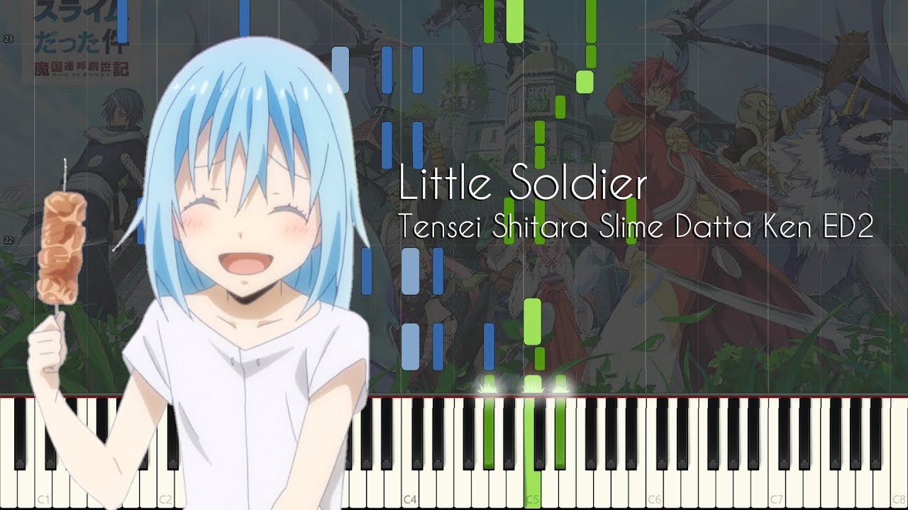 Tensei Shitara Slime Datta Ken Season 2 Part 2 Ed - Reincarnate (Piano  Tutorial & Sheet Music) - BiliBili