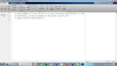 Unit step signal in MATLAB