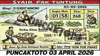 Syair hk Pak Tuntung Hongkong Hari Ini 03 April 2026