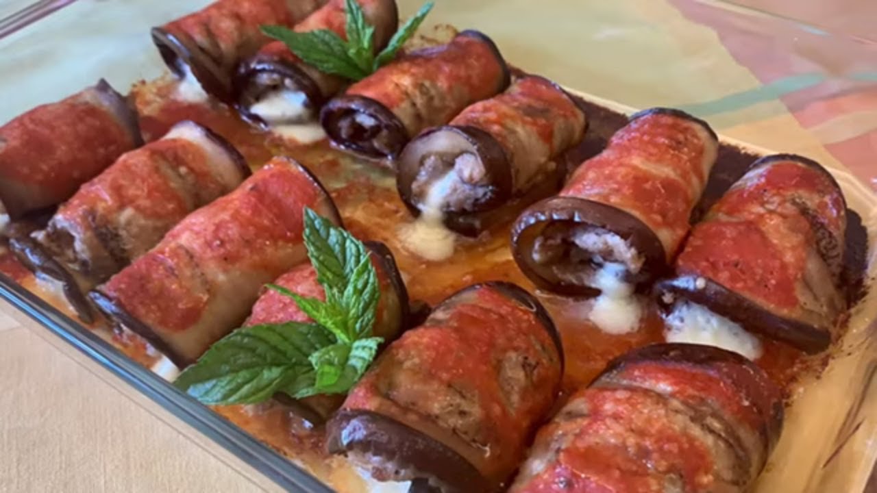 MELANZANE AL FORNO GUSTOSISSIME 🍆ricetta facile yummy baked eggplant