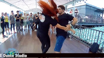 FLY/CA Brazilian zouk SKF# Shanghai Kizomba Festival 2017  First day demo