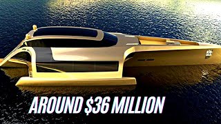 INSIDE $36,000,000 LUXURY TRIMARAN | 7 BEST TRIMARAN FOR CRUISING AROUND THE WORLD 💸💸