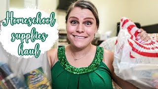 HOMESCHOOL SUPPLY HAUL | TARGET AND WALMART