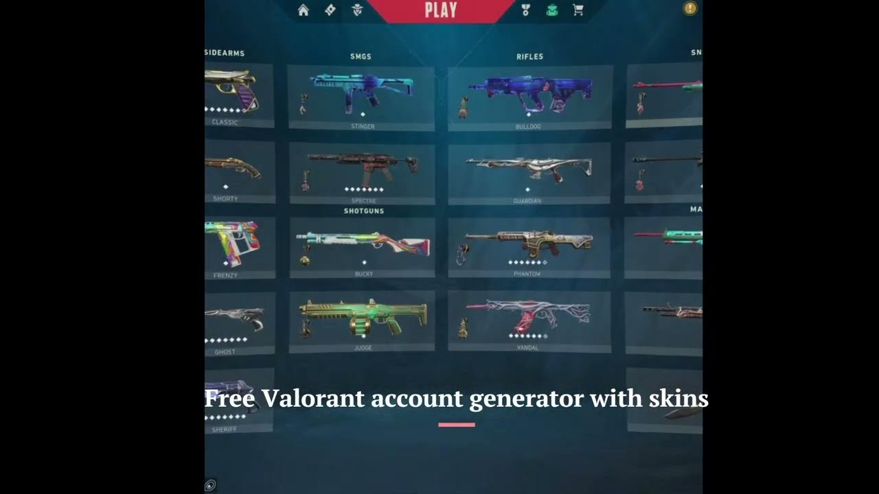 Free Valorant Accounts Generator