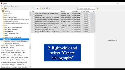Creating quick bibliographies using Zotero