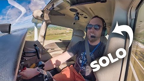 First Solo Flight - Learning to Fly in the Cessna 172