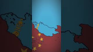 Medium Scale Mongolia #minecraft #shorts #geography #country #asia #countryballs #map #mongolia