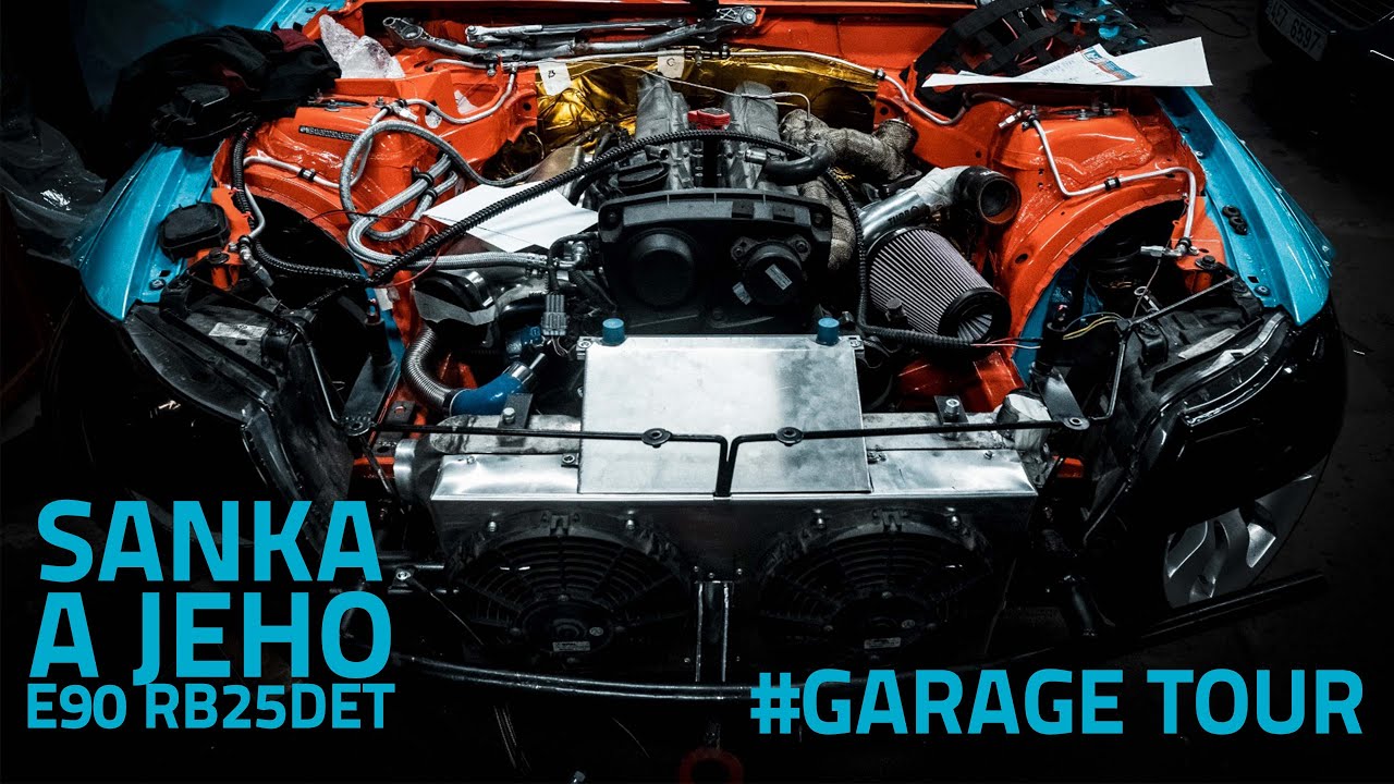 Navštívili jsme Sanku | E90 RB25DET | #garagetour