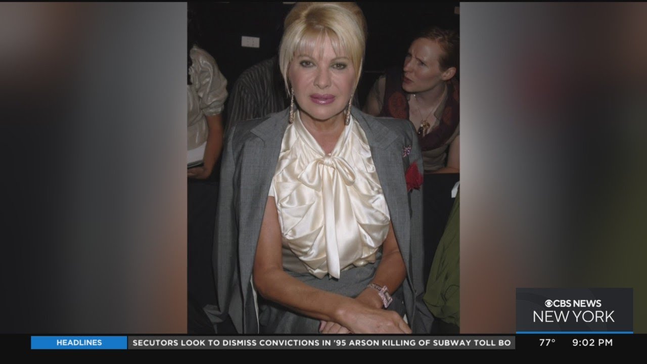 Ivana Trump's death ruled an accident, medical examiner says