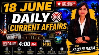 Daily Current Affairs| 18June Current Affairs 2026|NTPC|SSC|NDA|All Exam #trending #kalyanimam