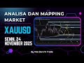 Analisa &amp; Mapping Market XAUUSD - Senin, 24 November 2025 | Mas Den FX Trade