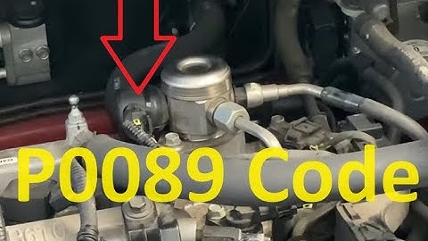 Causes and Fixes P0089 Code: Fuel Pressure Regulator Performance