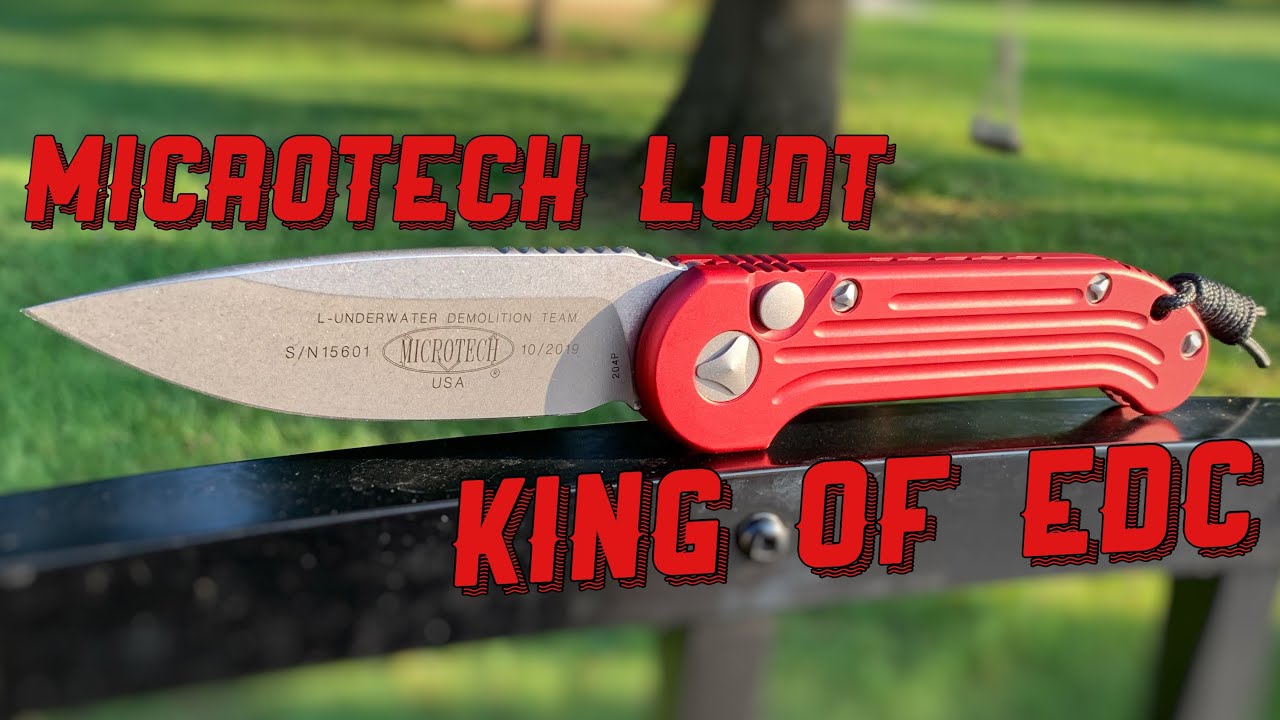 Microtech LUDT Full Review BEST USA Made EDC Knife YouTube